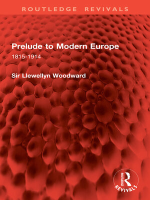 cover image of Prelude to Modern Europe